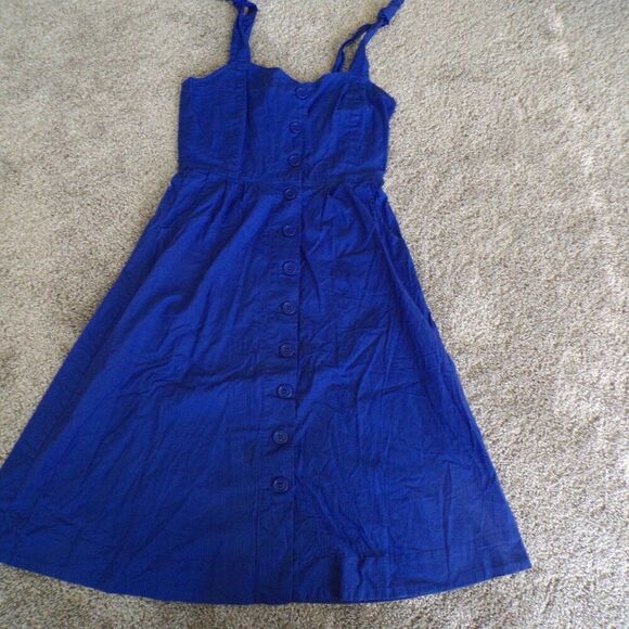 Princess highway cotton blue shirtdress 6 - Picture 2 of 10